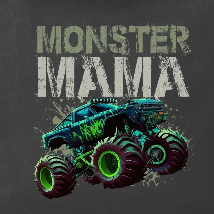 Monster Truck Mama Family Matching Monster Truck Lovers Zip Tote Bag