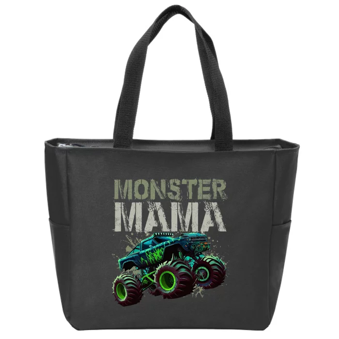 Monster Truck Mama Family Matching Monster Truck Lovers Zip Tote Bag