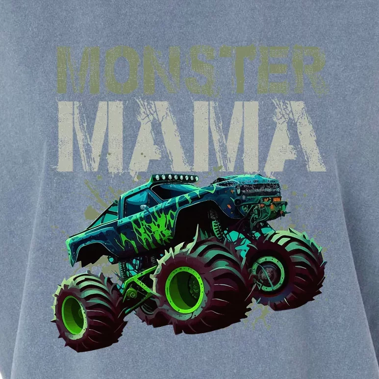 Monster Truck Mama Family Matching Monster Truck Lovers Garment-Dyed Women's Muscle Tee