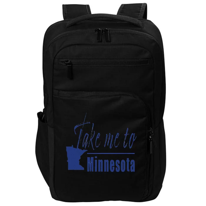 Minnesota Take Me To Minnesota North Shore Lake Superior Impact Tech Backpack