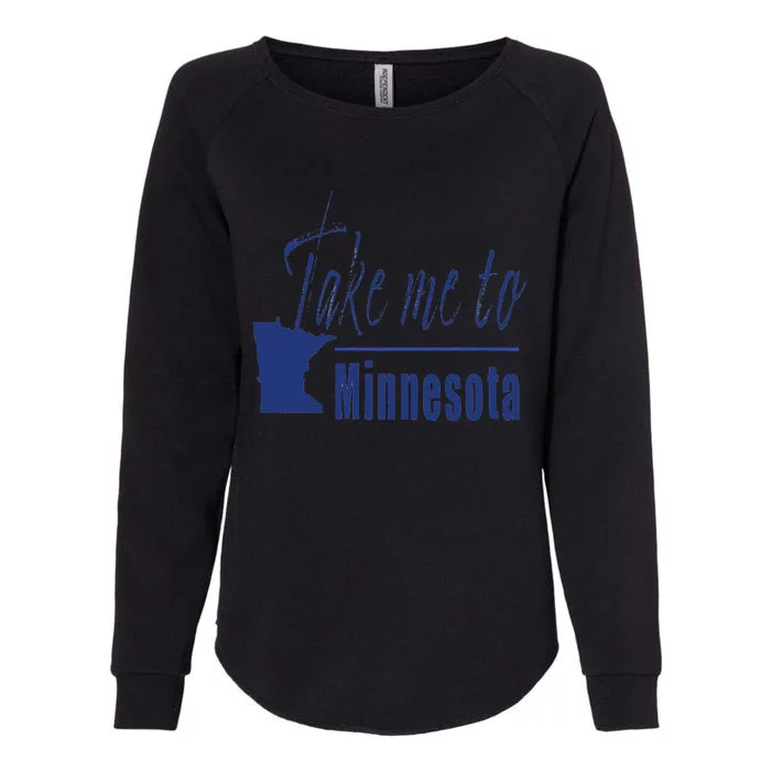 Minnesota Take Me To Minnesota North Shore Lake Superior Womens California Wash Sweatshirt