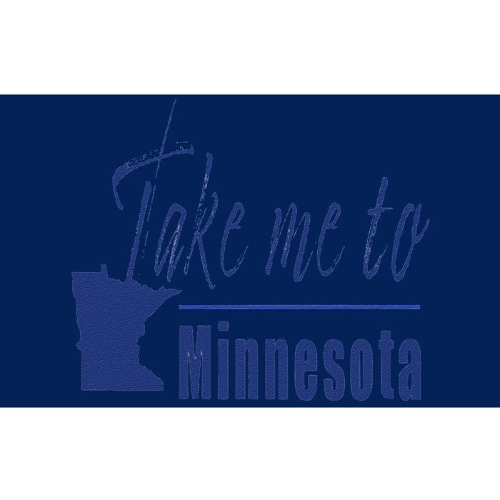 Minnesota Take Me To Minnesota North Shore Lake Superior Bumper Sticker