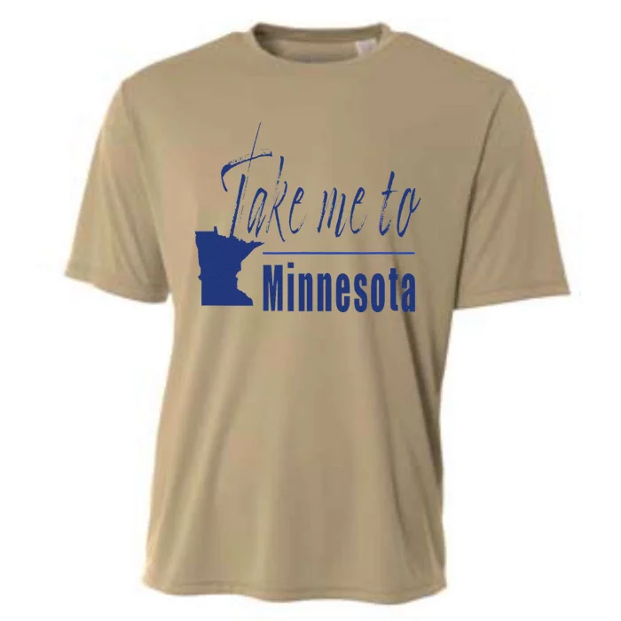 Minnesota Take Me To Minnesota North Shore Lake Superior Cooling Performance Crew T-Shirt