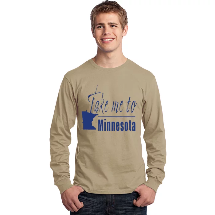 Minnesota Take Me To Minnesota North Shore Lake Superior Long Sleeve Shirt