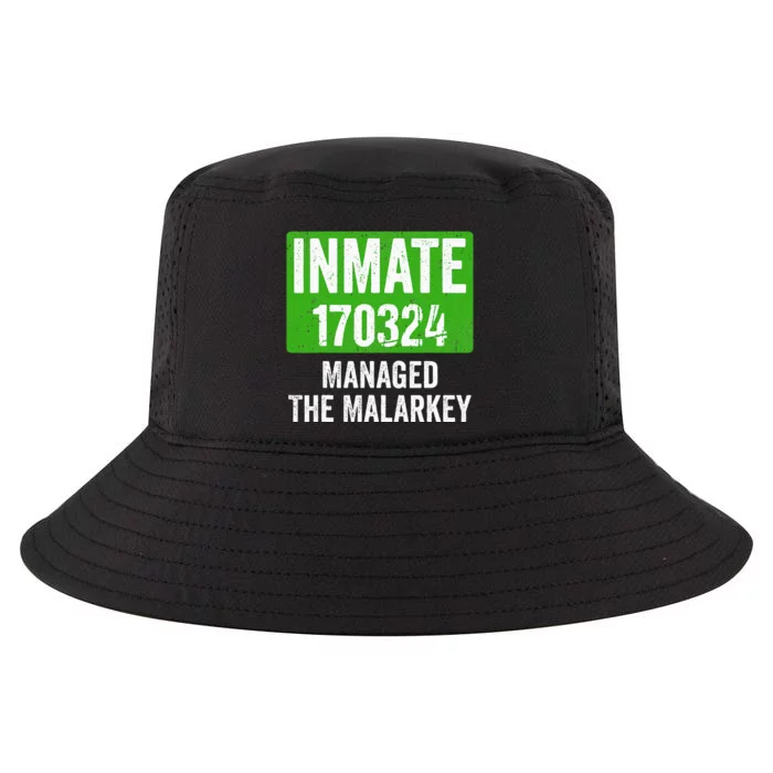 Managed The Malarkey Inmate St Patricks Day Cool Comfort Performance Bucket Hat