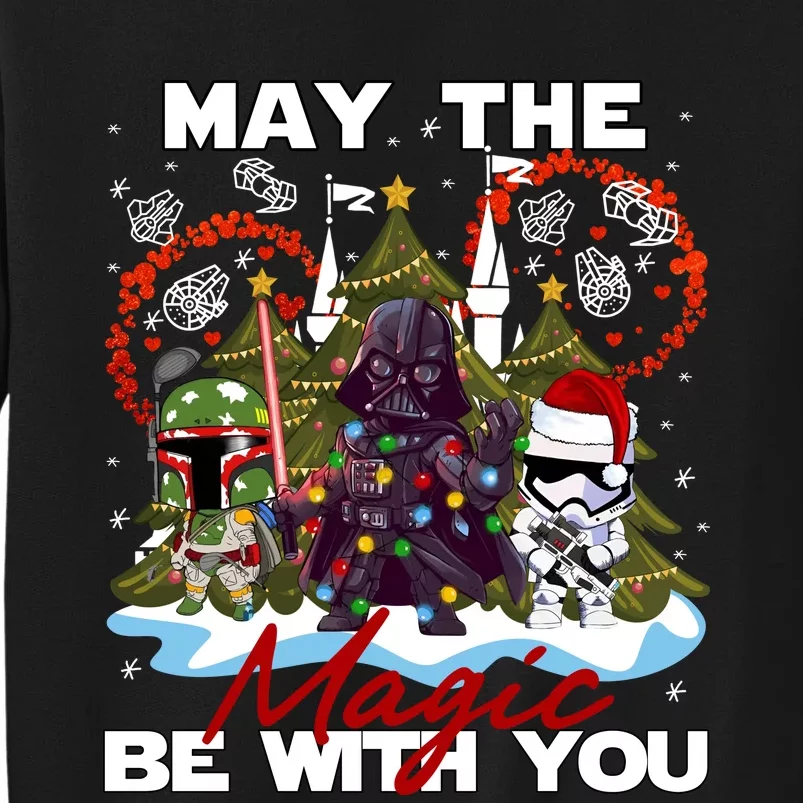 May The Magic Be With You Merry Christmas Tall Sweatshirt