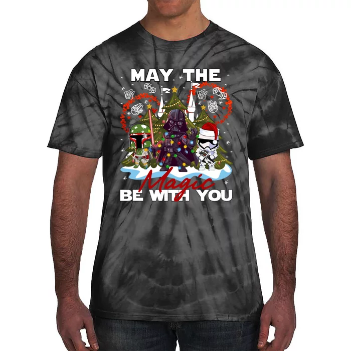 May The Magic Be With You Merry Christmas Tie-Dye T-Shirt