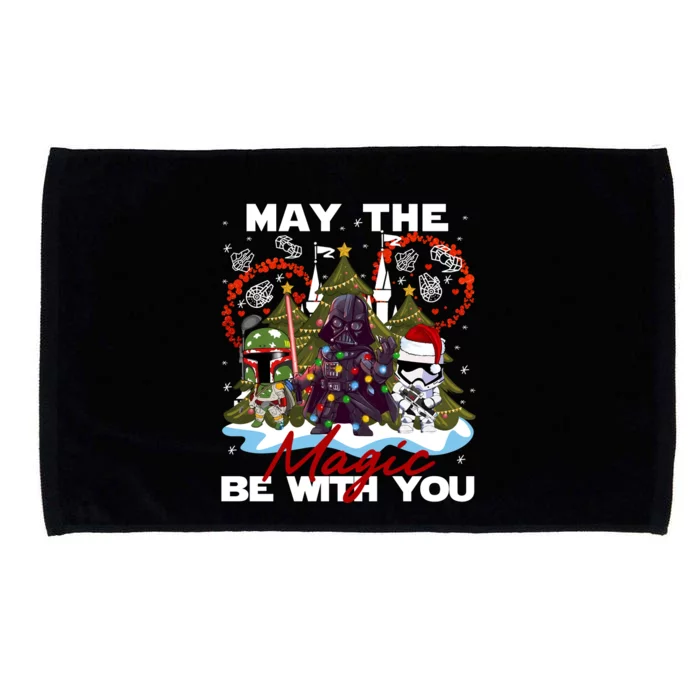 May The Magic Be With You Merry Christmas Microfiber Hand Towel