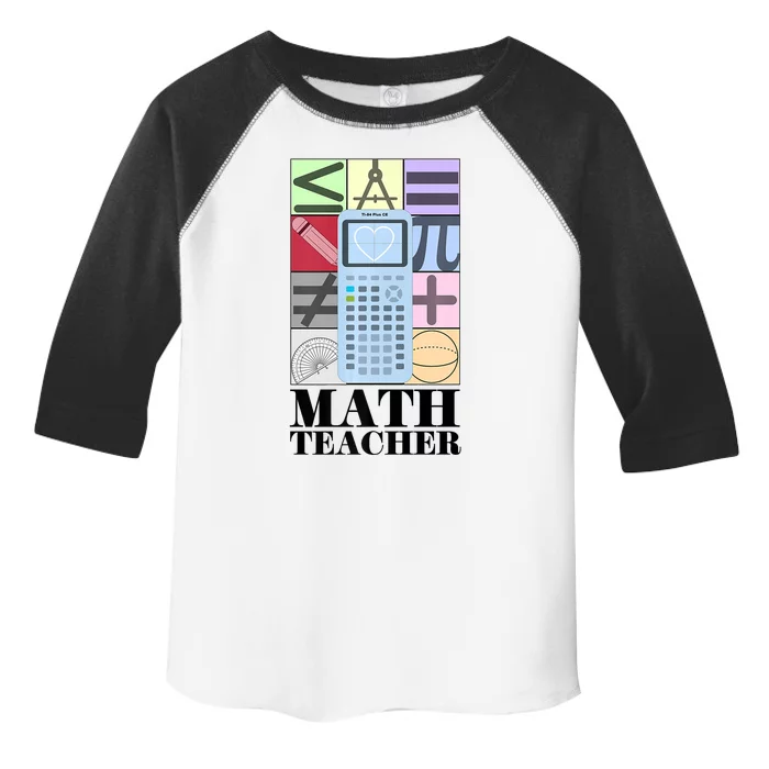 Math Teacher Toddler Fine Jersey T-Shirt