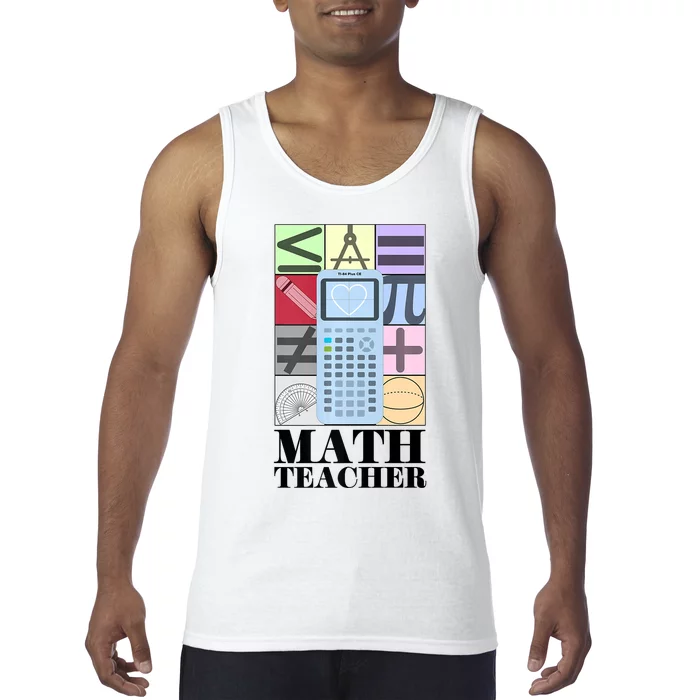 Math Teacher Tank Top