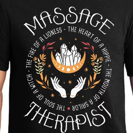 Massage Therapist Masseuse Massage Therapy Massotherapist Pajama Set