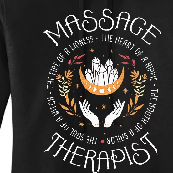 Massage Therapist Masseuse Massage Therapy Massotherapist Women's Pullover Hoodie