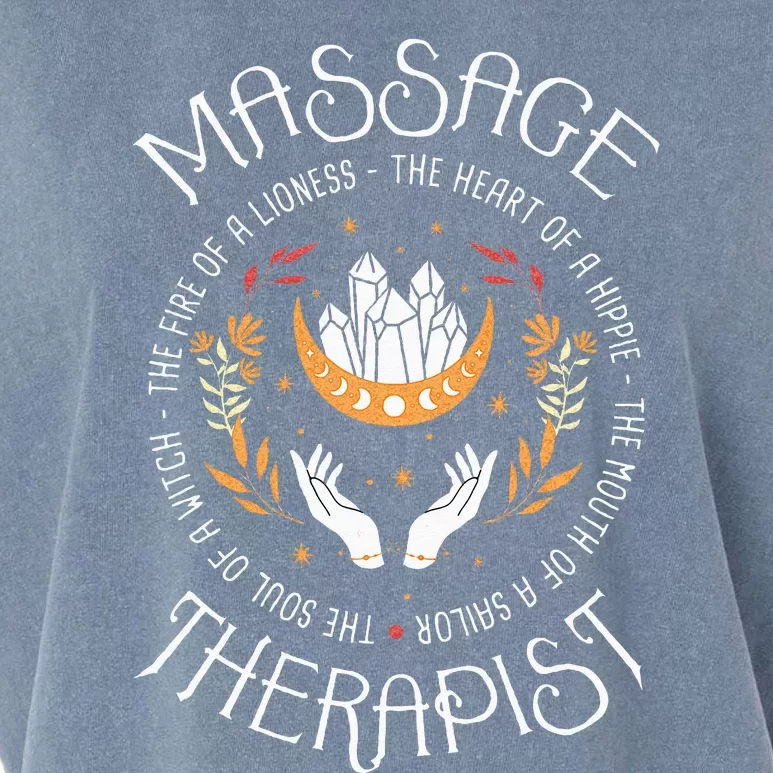 Massage Therapist Masseuse Massage Therapy Massotherapist Garment-Dyed Women's Muscle Tee