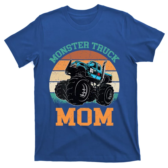 Monster Truck Mom Funny Gift Retro Vintage Monster Truck Funny Gift T-Shirt