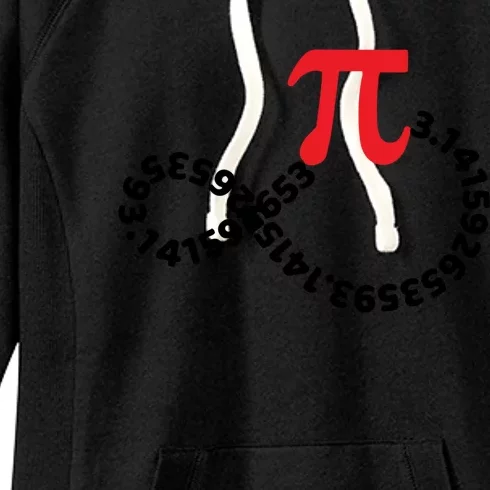 Math Teacher Mathematics Pi Symbol Pi Happy Pi Day Infinity Gift Women's Fleece Hoodie