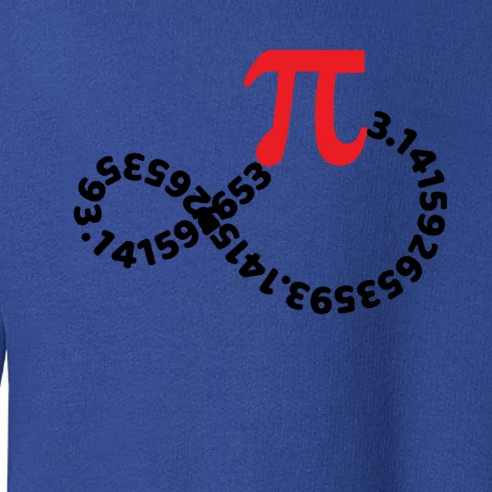 Math Teacher Mathematics Pi Symbol Pi Happy Pi Day Infinity Gift Toddler Sweatshirt