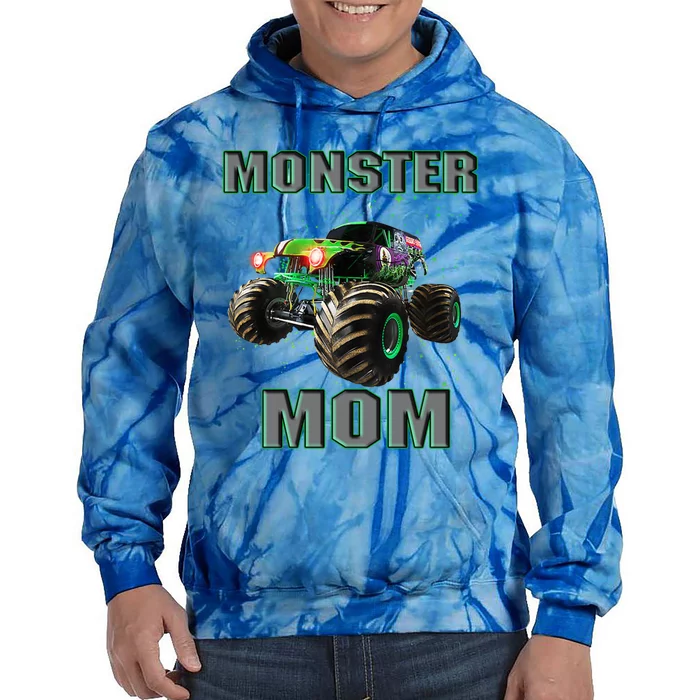 Monster Truck Mom Monster Truck Are My Jam Truck Lovers Cool Gift Tie Dye Hoodie