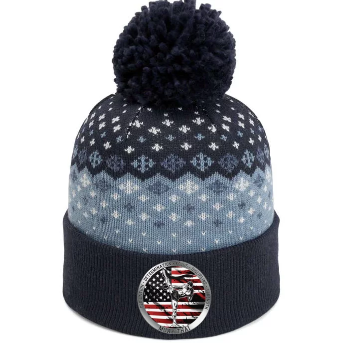 Muay Thai The Baniff Cuffed Pom Beanie