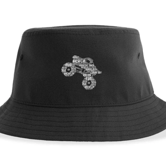 Monster Truck Sustainable Bucket Hat