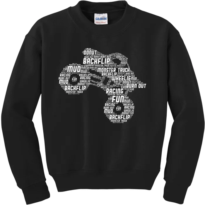 Monster Truck Kids Sweatshirt