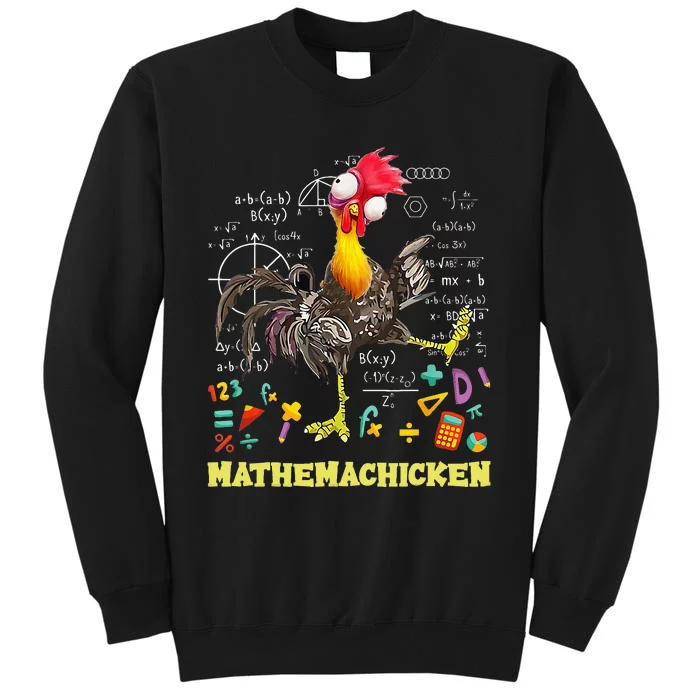 Mathemachicken teacher Math Lovers Funny chicken Tall Sweatshirt