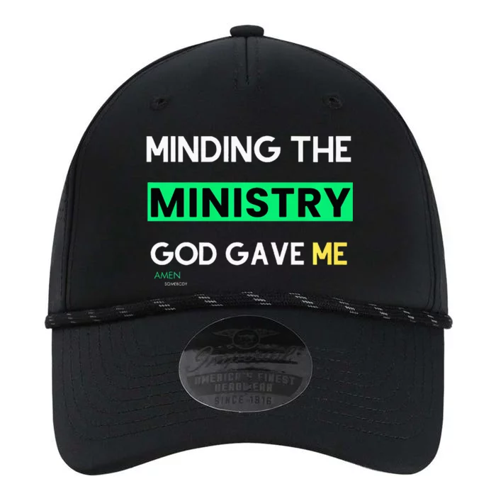 Minding The Ministry God Gave Me A Somebody Performance The Dyno Cap