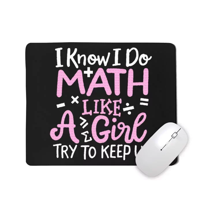 Math Teacher Math Student Mousepad