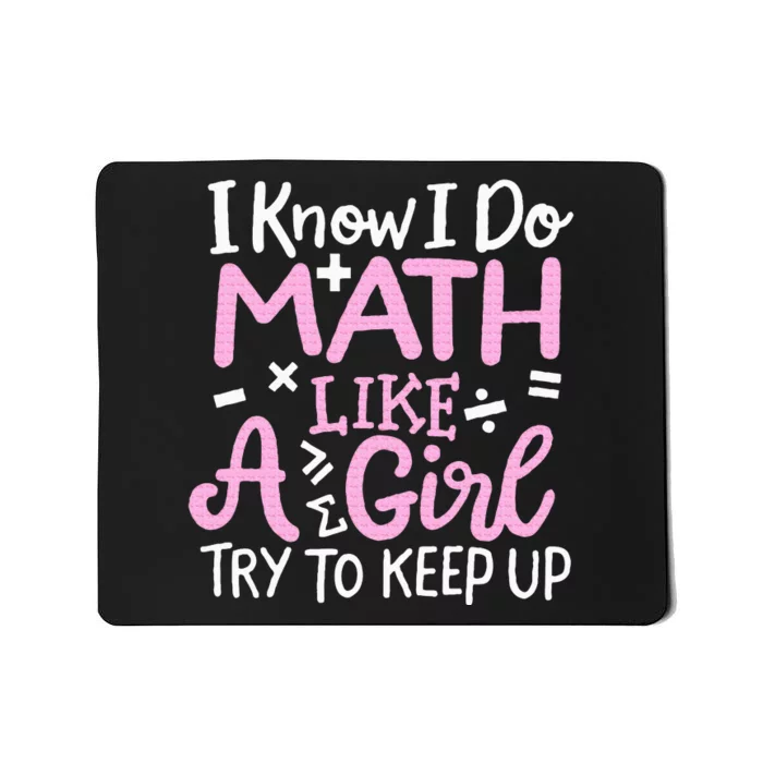 Math Teacher Math Student Mousepad