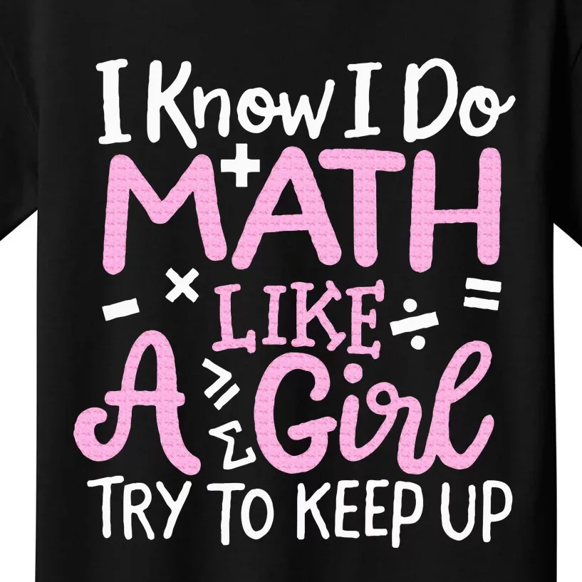 Math Teacher Math Student Kids T-Shirt