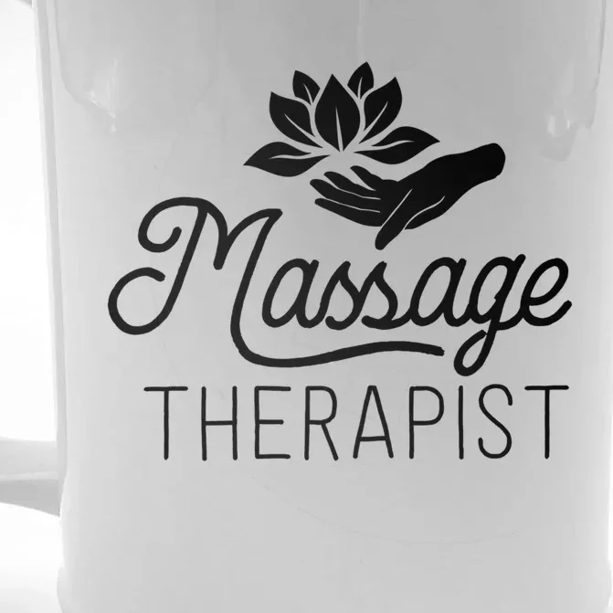 Massage Therapist Massage Therapy Gift Spa Meaningful Gift Funny Gift Front & Back Beer Stein