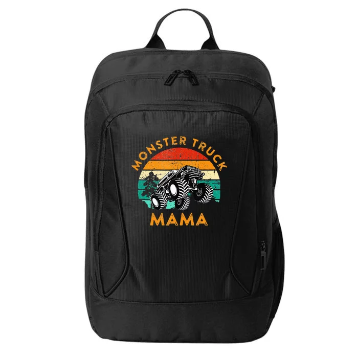 Monster Truck Mama Retro Vintage Style Monster Truck City Backpack