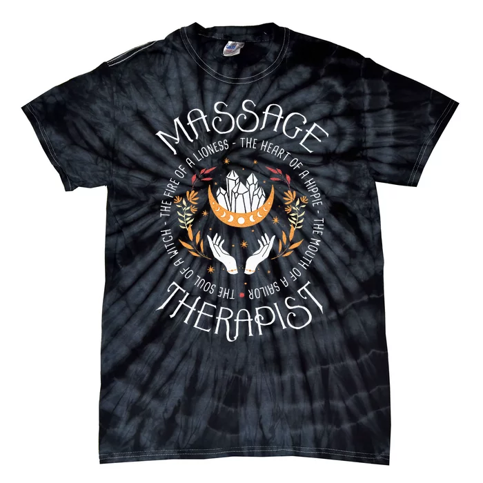 Massage Therapist Masseuse Massage Therapy Massotherapist Tie-Dye T-Shirt