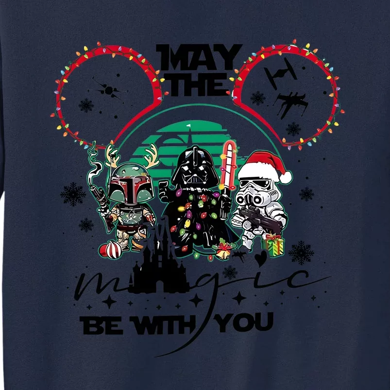 May The Magic Be With You Christmas Tall Sweatshirt