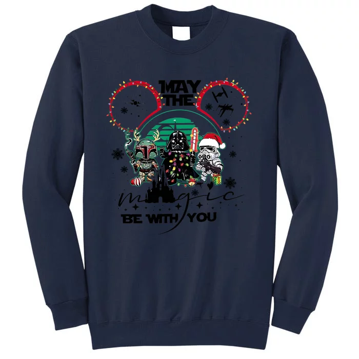 May The Magic Be With You Christmas Tall Sweatshirt