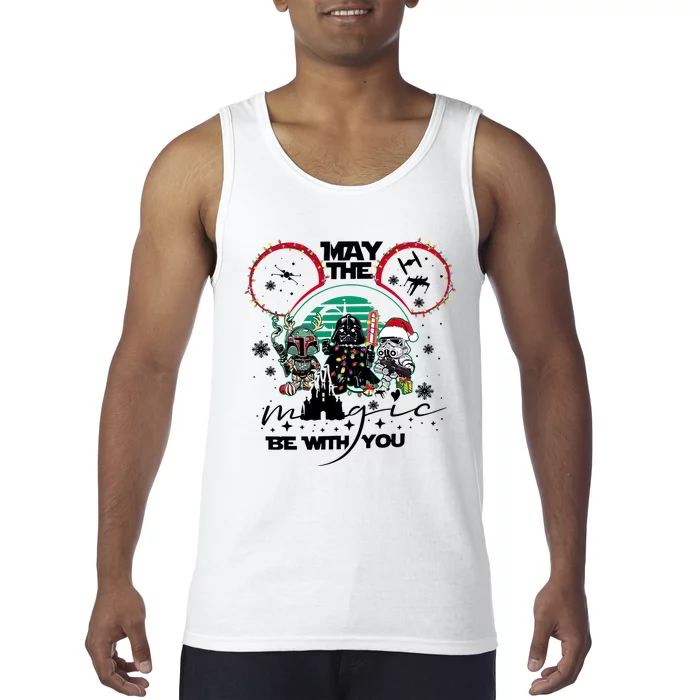 May The Magic Be With You Christmas Tank Top