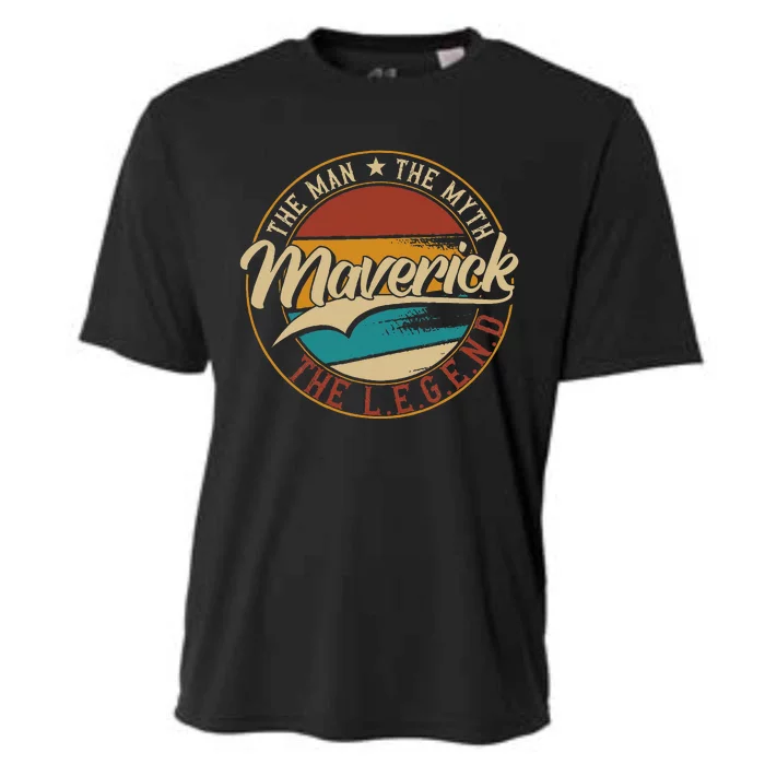 Maverick The Man The Myth The Legend Cooling Performance Crew T-Shirt