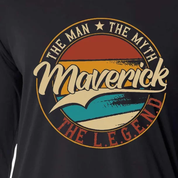 Maverick The Man The Myth The Legend Cooling Performance Long Sleeve Crew