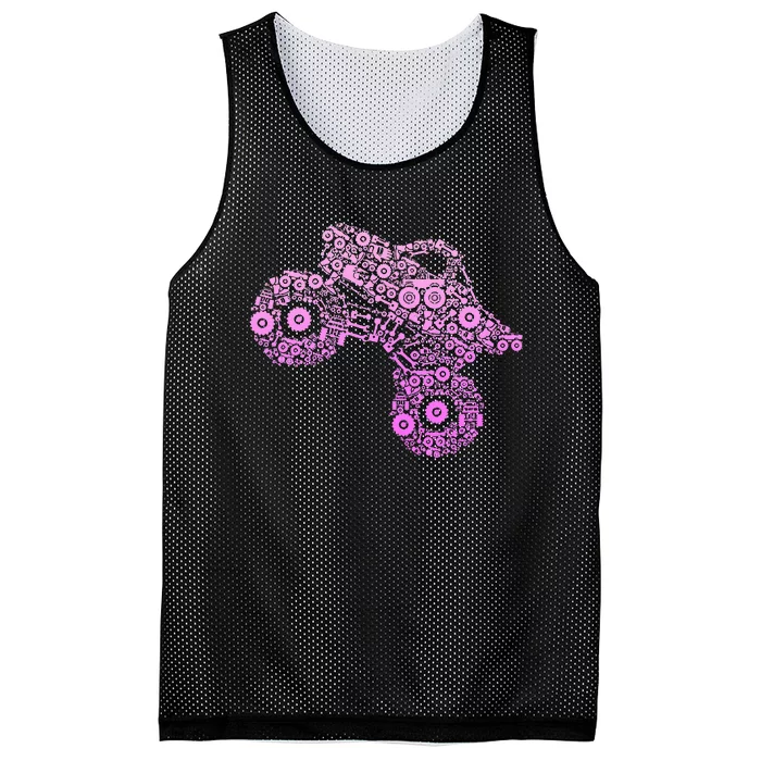 Monster Truck Mesh Reversible Basketball Jersey Tank