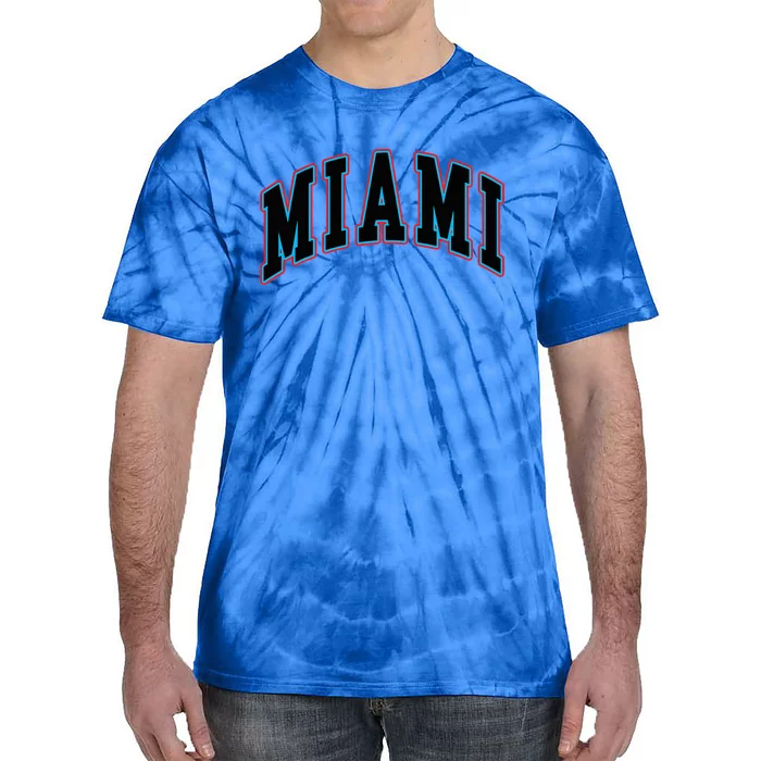 Miami Text Tie-Dye T-Shirt