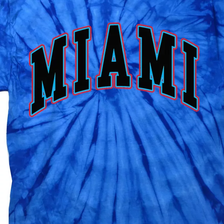 Miami Text Tie-Dye T-Shirt