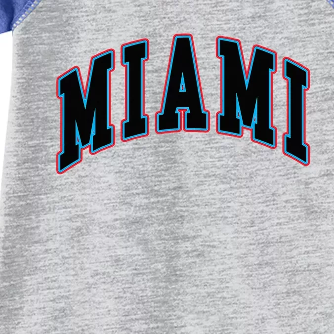 Miami Text Infant Baby Jersey Bodysuit