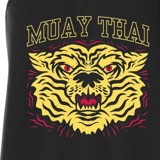 Muay Thai Martial Arts Hobby Fighter Boxing Women's Racerback Tank