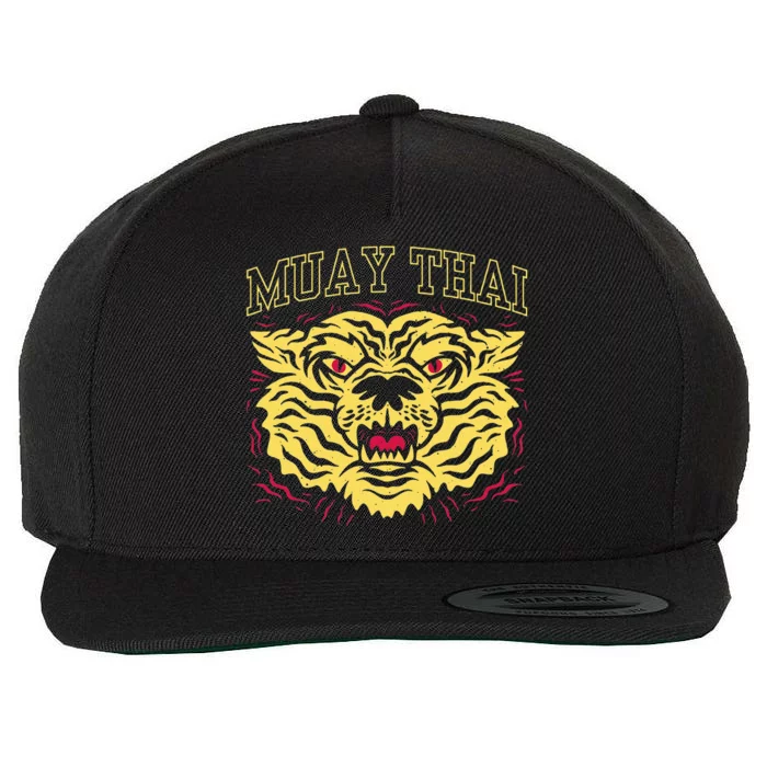 Muay Thai Martial Arts Hobby Fighter Boxing Wool Snapback Cap