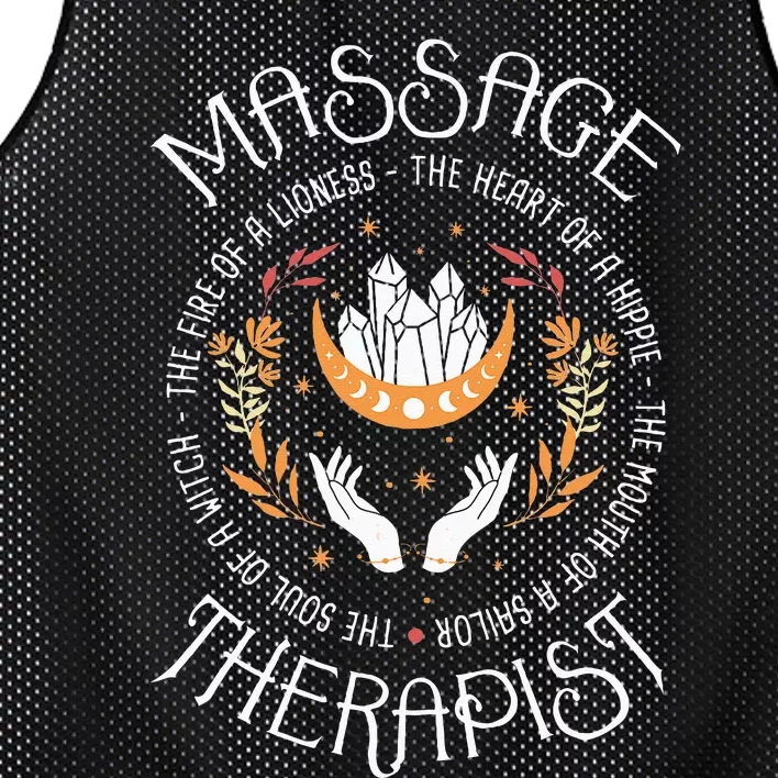 Massage Therapist Masseuse Massage Therapy Massotherapist Mesh Reversible Basketball Jersey Tank