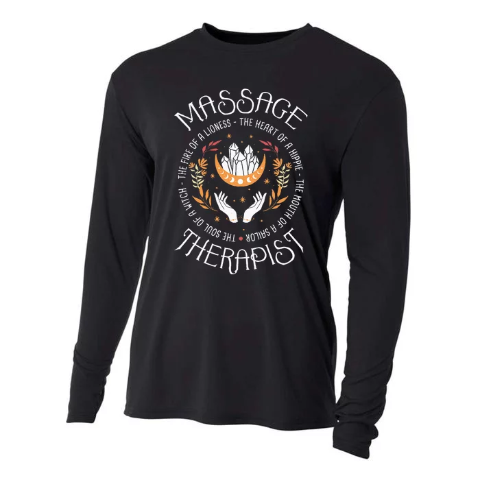 Massage Therapist Masseuse Massage Therapy Massotherapist Cooling Performance Long Sleeve Crew