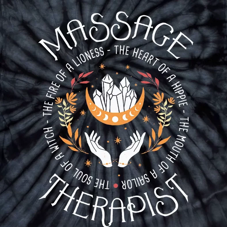 Massage Therapist Masseuse Massage Therapy Massotherapist Tie-Dye T-Shirt