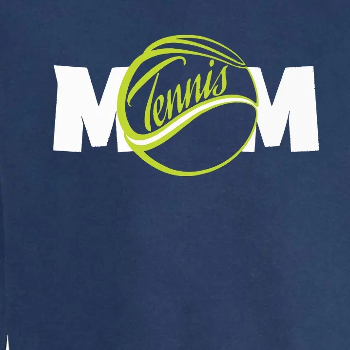 Mother Tennis Mom Funny Tennis Garment-Dyed Sweatshirt