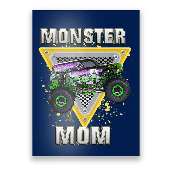 Monster Truck Mom Mothers Day Monster Truck Are My Jam Poster