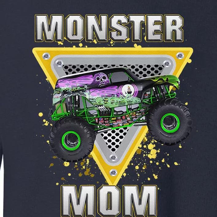 Monster Truck Mom Mothers Day Monster Truck Are My Jam Toddler Sweatshirt