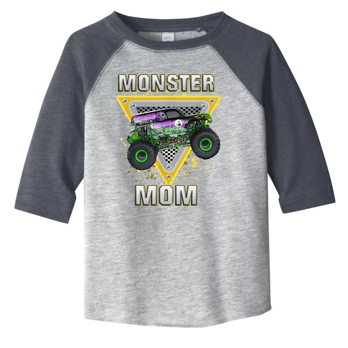 Monster Truck Mom Mothers Day Monster Truck Are My Jam Toddler Fine Jersey T-Shirt